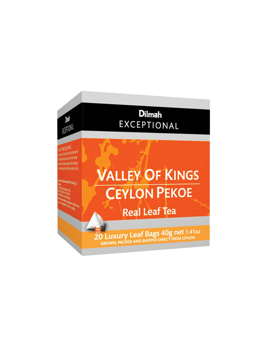 Exceptional Valley of Kings Ceylon Pekoe 20 Pyramid Tea Bags