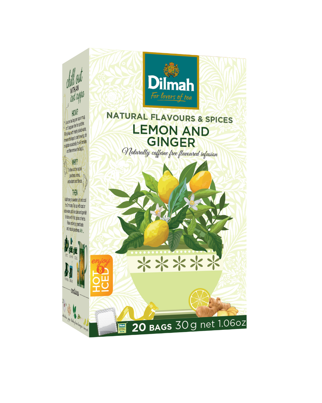 Lemon And Ginger Infusion 20 Tea Bags
