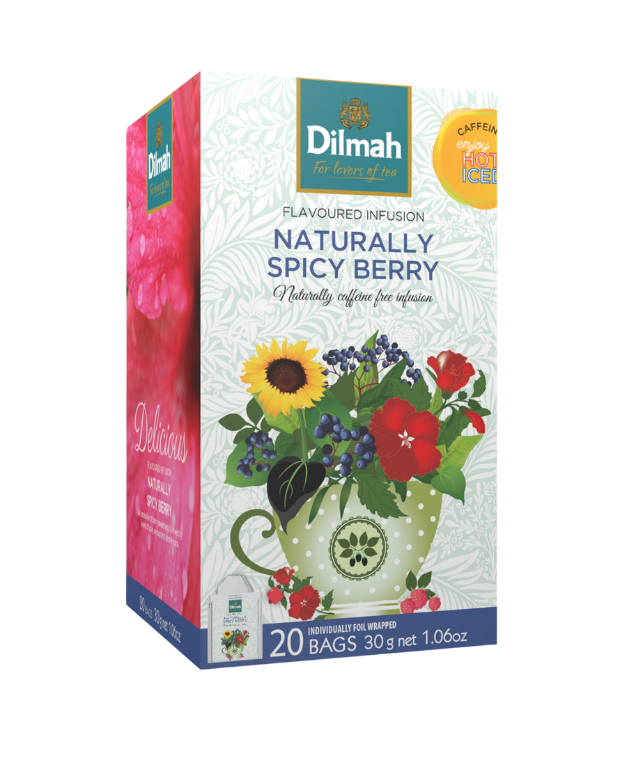 Naturally Spicy Berry Infusion 20 Individually Wrapped Tea Bags