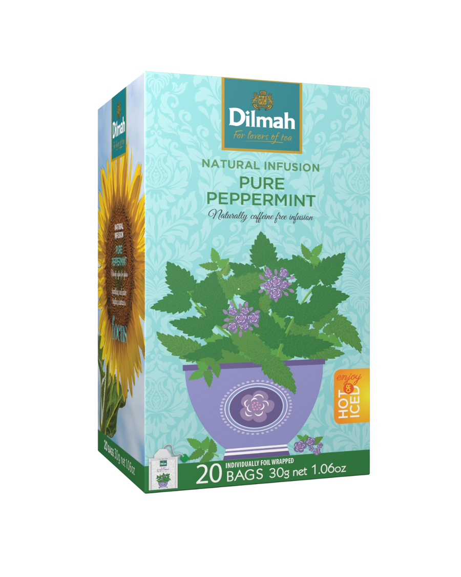 Pure Peppermint Leaves Infusion-20 Individually Wrapped Tea Bags