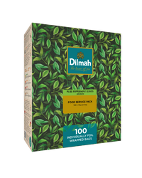 Pure Peppermint Leaves Infusion-100 Individually Wrapped Tea Bags