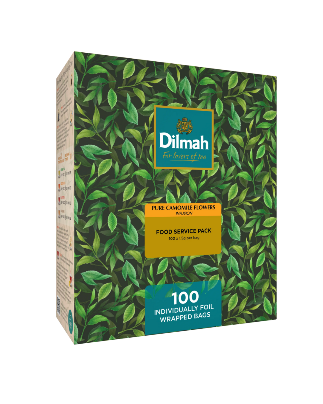 Pure Camomile Flowers Infusion-100 Individually Wrapped Tea Bags