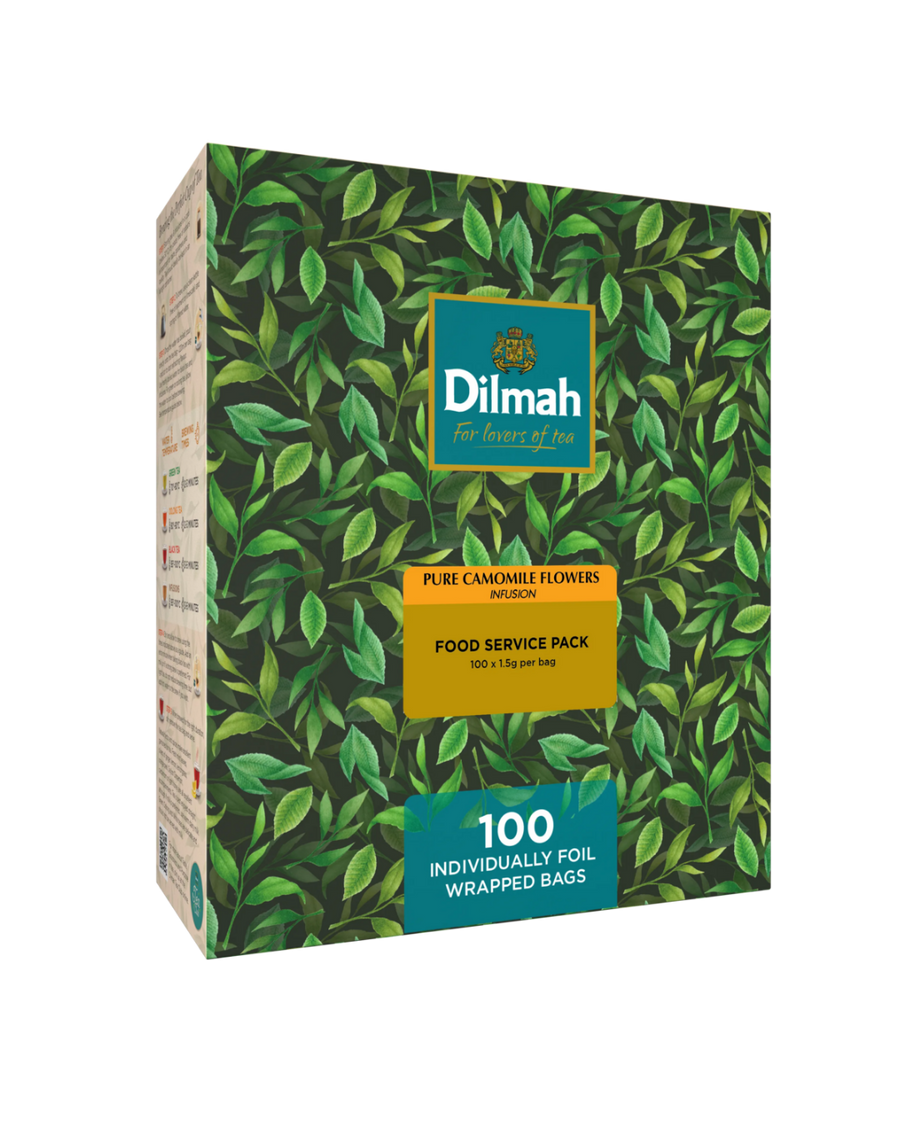 Pure Camomile Flowers Infusion-100 Individually Wrapped Tea Bags