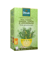 Holy Basil, Ginger, Lemon And Lemongrass Infusion 20 Tagged Tea Bags
