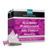 Exceptional Acai Berry, Pomegranate and Vanilla Tea 20 Tea Bags