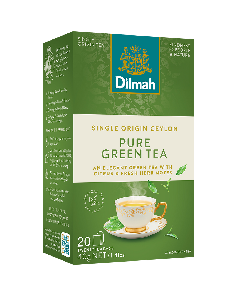 Pure Green Tea 20 Tagged Tea Bags