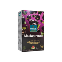 Blackcurrant Black Tea 20 Foil Sachets Tagged Tea Bags