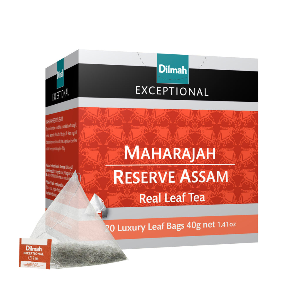 Exceptional Maharajah Reserve Assam 20 Pyramid Tea Bags