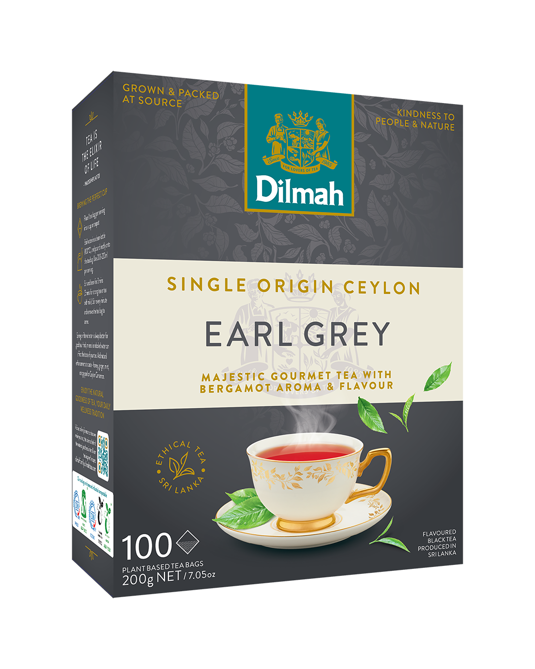 Premium Earl Grey 100 Tagless Tea Bags