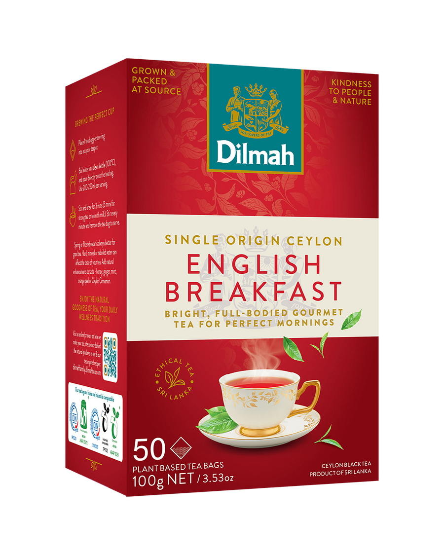 English Breakfast 50 Tagless Tea Bag