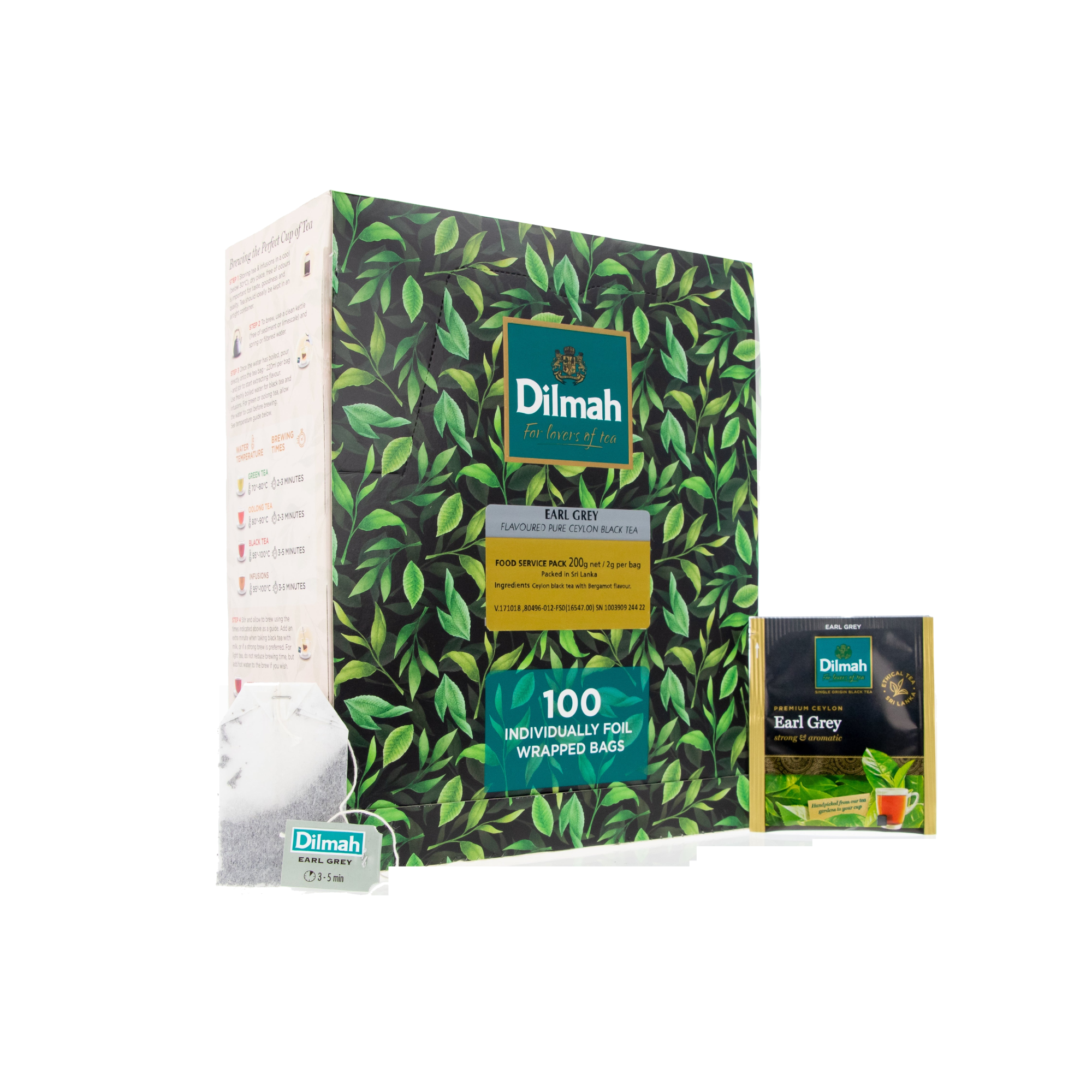 Gourmet Earl Grey Tea 100 Enveloped Tea Bags
