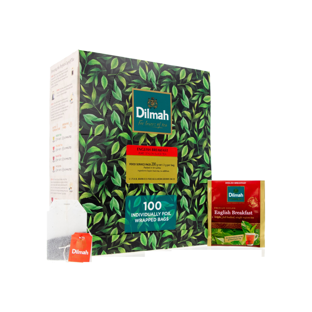 Gourmet English Breakfast Tea 100 Enveloped Tea Bags
