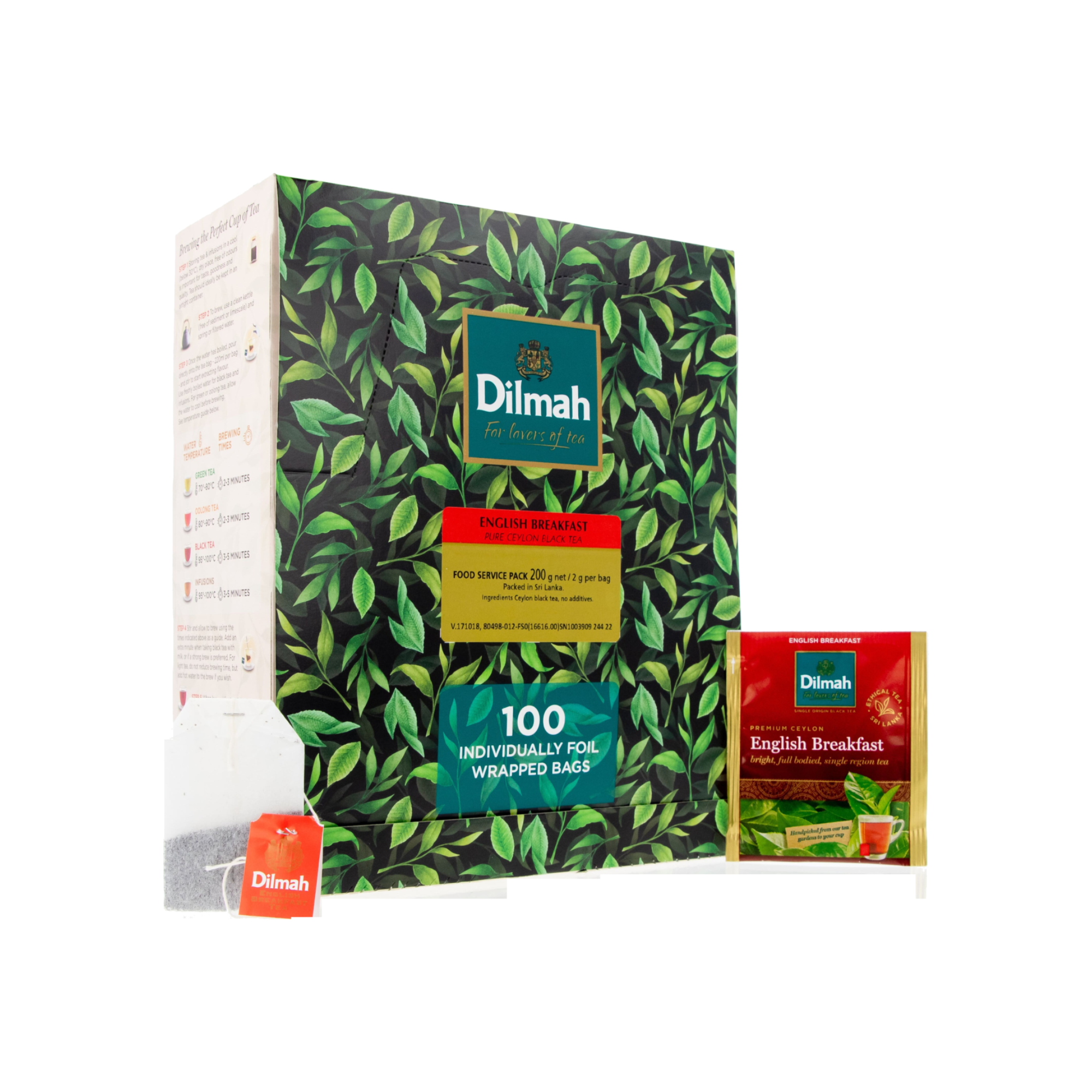 Gourmet English Breakfast Tea 100 Enveloped Tea Bags