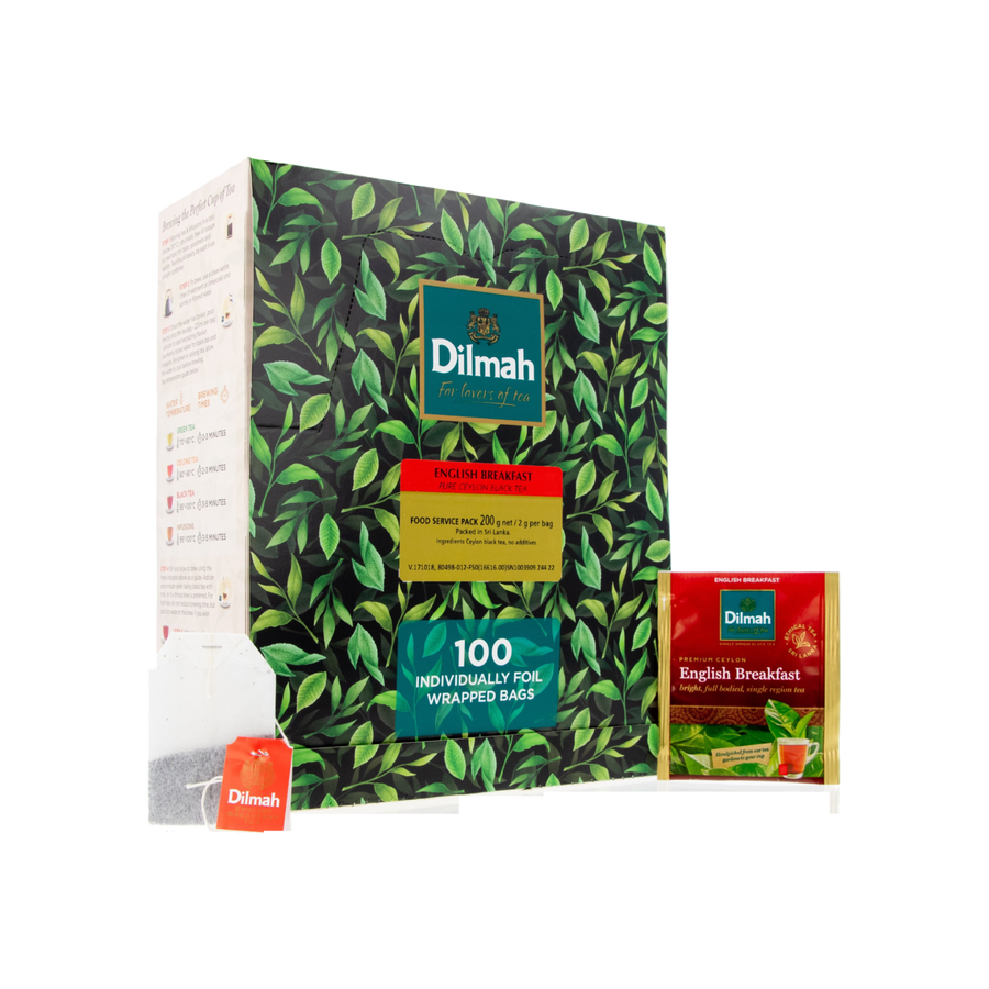 Gourmet English Breakfast Tea 100 Enveloped Tea Bags