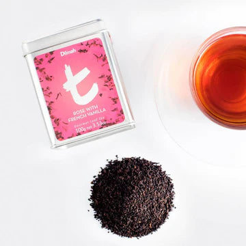 t-Series Tin Rose with French Vanilla 100g Loose Leaf Tea