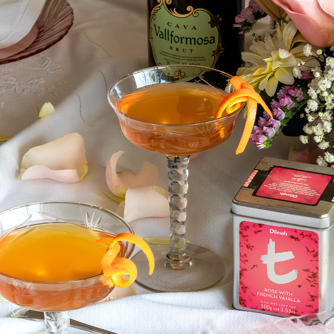 t-Series Tin Rose with French Vanilla 100g Loose Leaf Tea