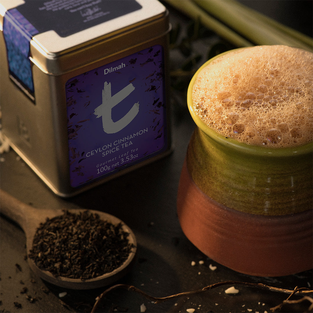 t-Series Tin Ceylon Cinnamon Spice 100g Loose Leaf Tea