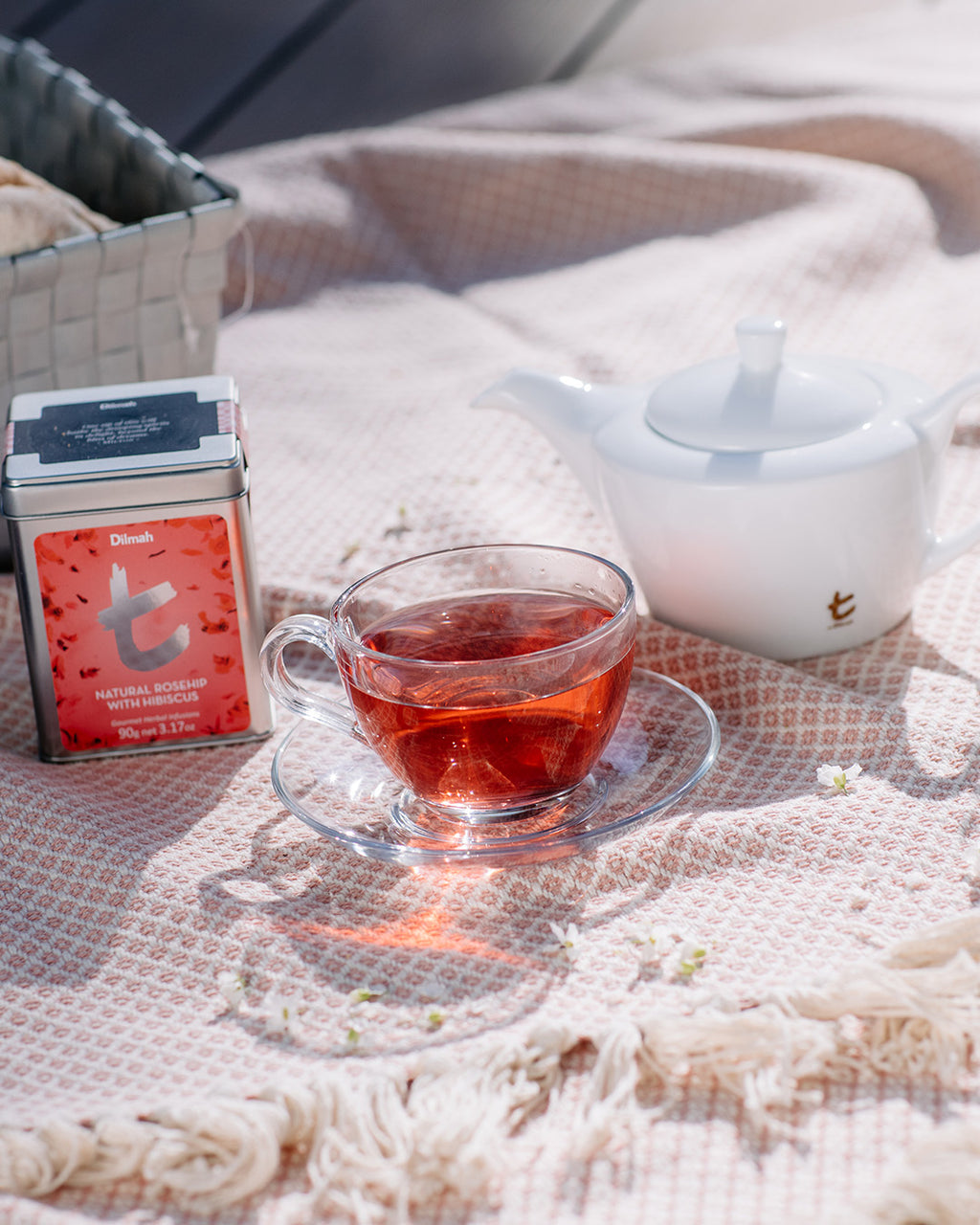 t-Series Box Refill Natural Rosehip with Hibiscus 90g Loose Leaf Tea
