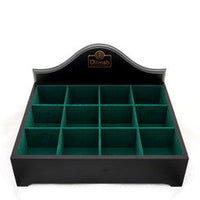 Pos Standard 12 Slot Open Black Wooden Presenter (Empty) Inn