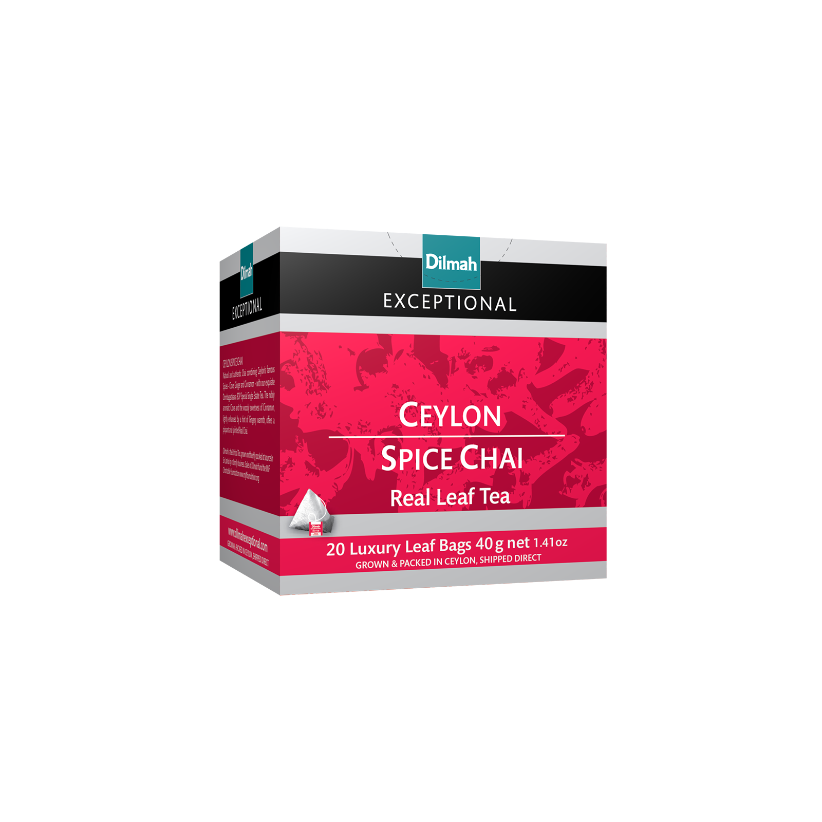 Exceptional Ceylon Spice Chai 20 Tea Bags