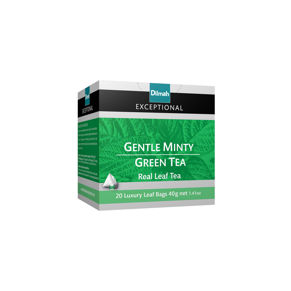 Exceptional Gentle Minty Green Tea 20 Pyramid Tea Bags