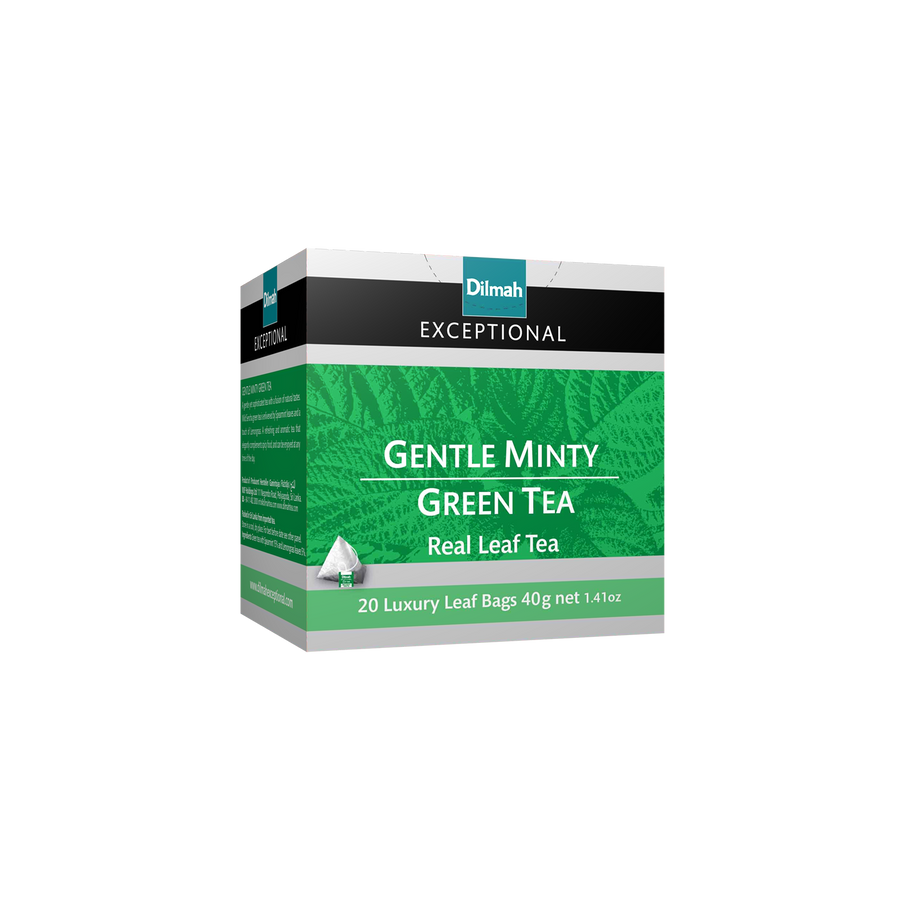 Exceptional Gentle Minty Green Tea 20 Pyramid Tea Bags
