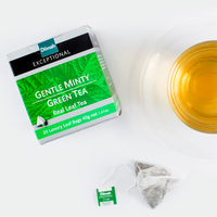 Exceptional Gentle Minty Green Tea 20 Pyramid Tea Bags