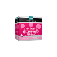 EXCEPTIONAL Rose with French Vanilla 20 Pyramid Tea Bags