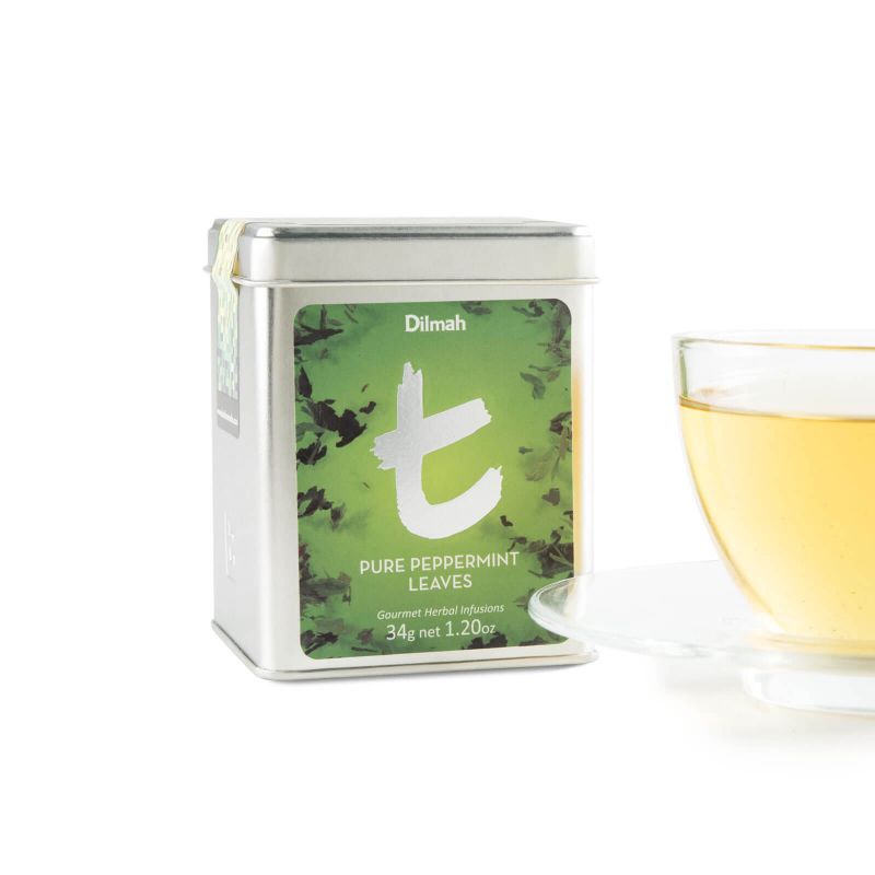 t-Series Tin Pure Peppermint Leaves 34g Loose Leaf Tea