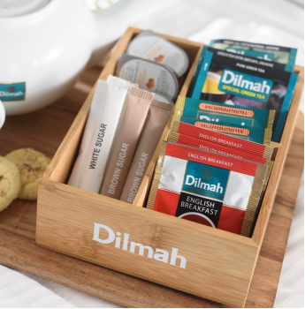 Dilmah Standard Open Presenter - 2 Slots With Milk & Sugar Slots