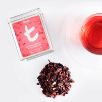 t-Series Tin Natural Rosehip with Hibiscus 100g Loose Leaf Tea